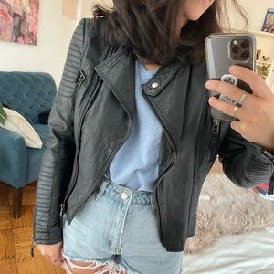 Zara Lambskin Leather Jacket